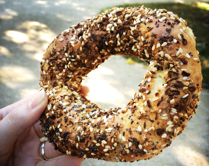 An everything bagel from Fairmount in Montreal (Photo: Kevin Pang)